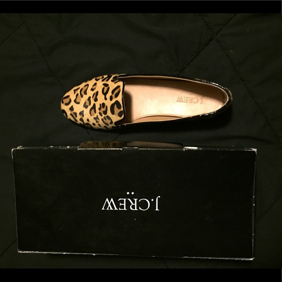 J. Crew Shoes - J Crew cheetah loafers